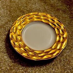 MICHAEL WAINWRIGHT Bread And Butter Plate Gold Tone